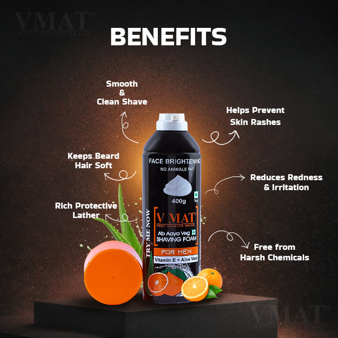 VMAT Shaving Foam Regular